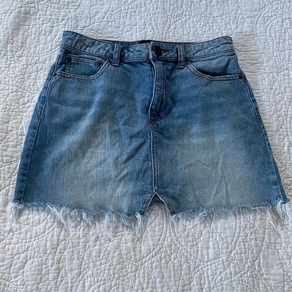 Urban Outfitters BDG Cutoff Frayed Denim Skirt - Picture 3 of 5